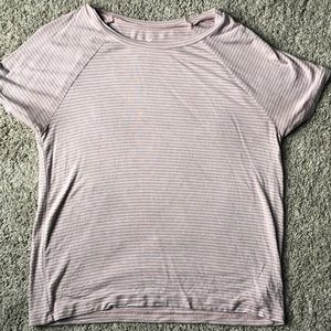 Pink & white striped top